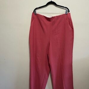 Torrid Pink Boot Cut Pants- Elastic Waist